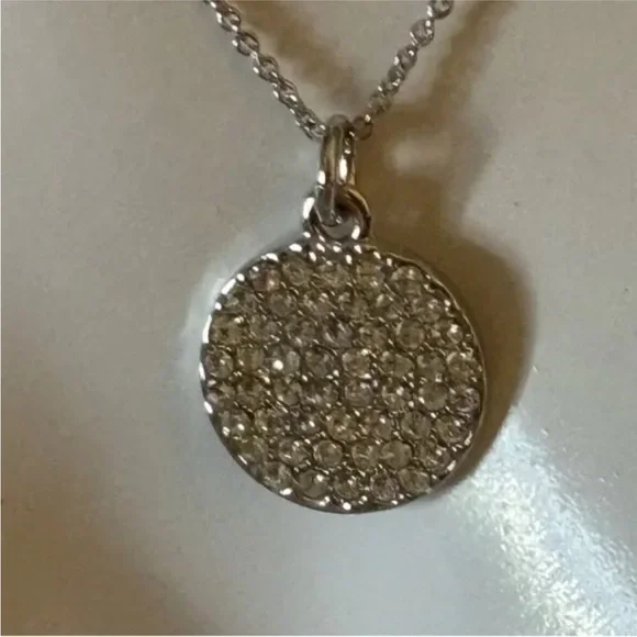 Kate Spade CZ Pendant “In A Twinkling” Silver-Tone Necklace - Picture 5 of 5